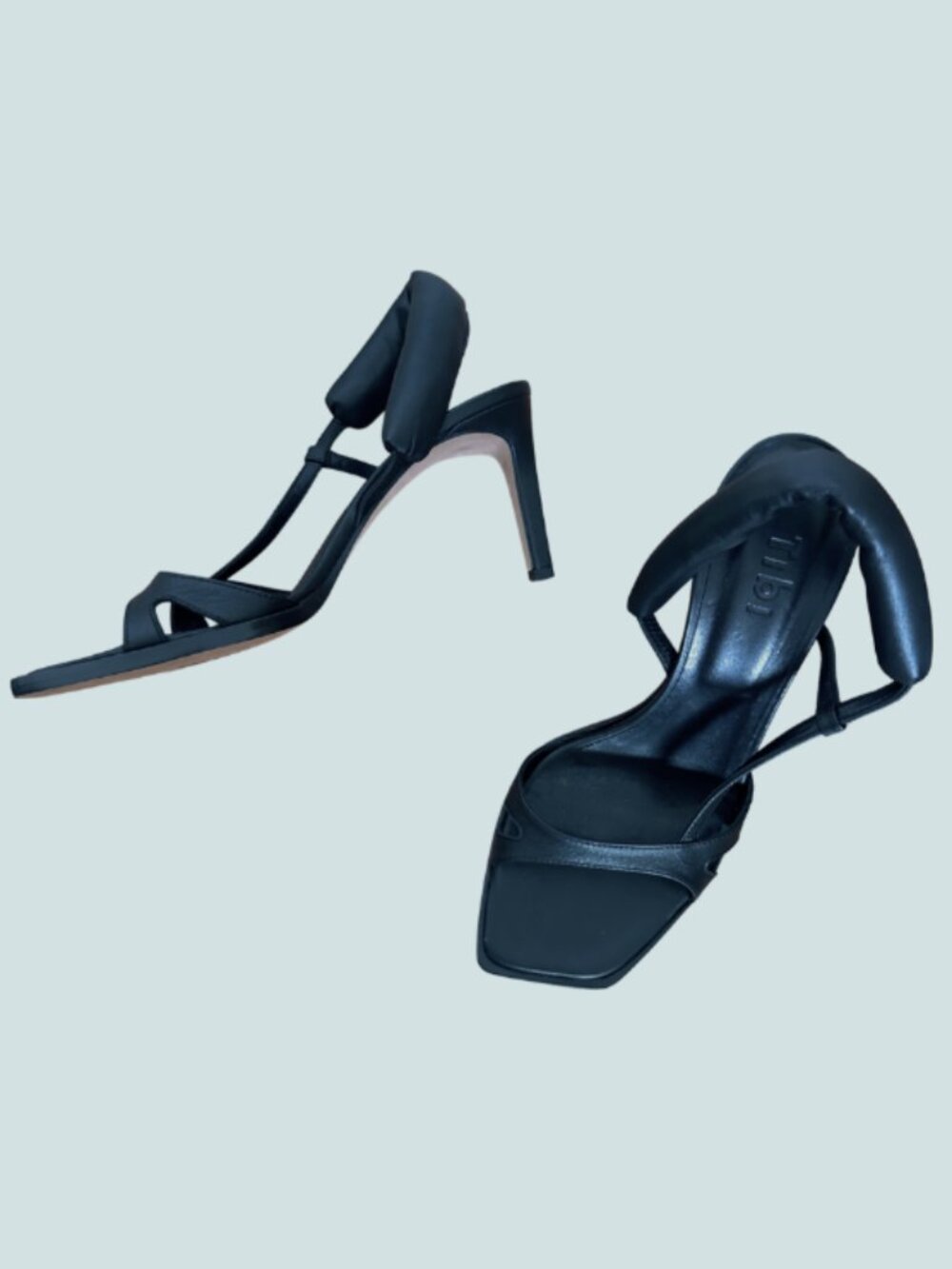 Tibi Leather Slingback Heels